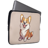 Walisische Corgi-Hundetasse Laptopschutzhülle (Vorne Rechts)