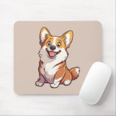 Walisische Corgi-Hundetasse Mousepad (Mit Mouse)