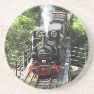 Walisische Dampflokomotive. Getränkeuntersetzer