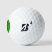 Walisische Drachenbälle, patriotische Wales / Cymr Golfball (Logo)