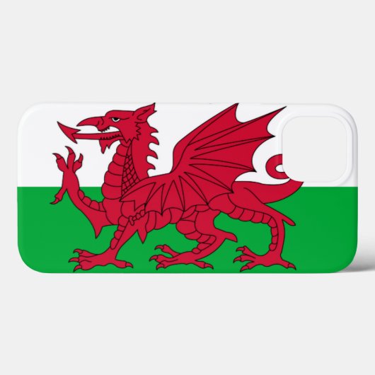 Walisische Drachenflagge Case-Mate iPhone Hülle (Rückseite (Horizontal))