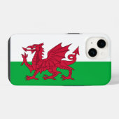Walisische Drachenflagge iPhone Hülle (Rückseite (Horizontal))
