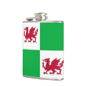 Walisische Drachenflasche Flachmann (Links)