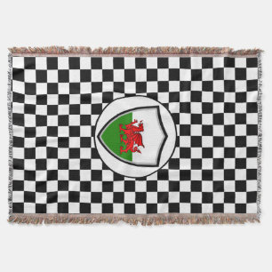 walisische Flagge Decke