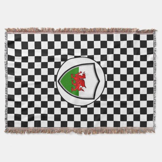 walisische Flagge Decke (Vorderseite)