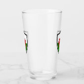 walisische Flagge Glas (Rechts)