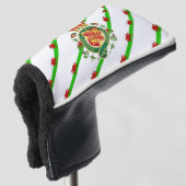 walisische Flagge Golf Headcover (3/4 Vorderseite)