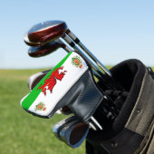 Walisische Flagge Golf Headcover (In Situ)