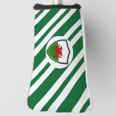 walisische Flagge Golf Headcover (Rotieren 90)
