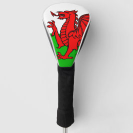 Walisische Flagge Golf Headcover