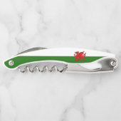 walisische Flagge Kellnermesser (Rückseite)