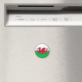 Walisische Flagge Magnet (In Situ (Geschirrspüler))