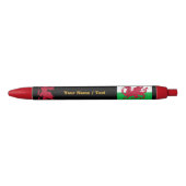 Walisische Flagge Pen, Wales / Cymru Personalisier Kugelschreiber (Vorderseite)