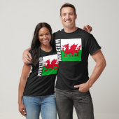 Walisische Flagge Shirt, Wrexham T-Shirt, Geschenk T-Shirt (Unisex)