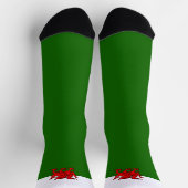 walisische Flagge Socken (Oben)