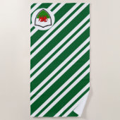 Walisische Flagge Strandtuch (Vorderseite)
