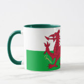 Walisische Flagge & Wales, Cymru Patriot / sport Tasse (Links)