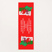 Walisische Flagge Wales ST DAVID QUOTE Red Yogamatte (Vorderseite)