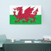 Walisische Flagge (Wales) (walisischer Drache) Banner (Messeveranstaltung)