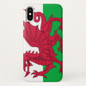Walisische Flagge (Wales) (walisischer Drache) Case-Mate iPhone Hülle (Rückseite)