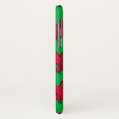 Walisische Flagge (Wales) (walisischer Drache) Case-Mate iPhone Hülle (Hinten/Links)