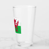 Walisische Flagge (Wales) (walisischer Drache) Glas (Links)