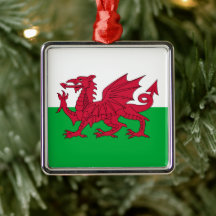 Walisische Flagge (Wales) (walisischer Drache)