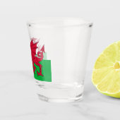 Walisische Flagge (Wales) (walisischer Drache) Schnapsglas (Rechts)