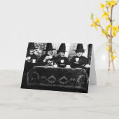 Walisische Hexen - Tee-Party Vintag Karte (Gelbe Blume)