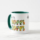 Walisische Kaffee-Tasse: Hoffi Coffi, Nastutiums-M Tasse (Vorderseite Links)