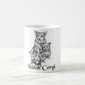 Walisische Korgi Kaffeetasse (Mittel)