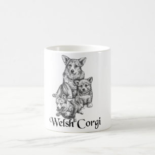 Walisische Korgi Kaffeetasse