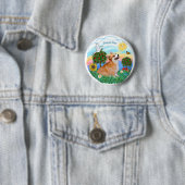 Walisische Korgi (Pembroke 7b) Button (Beispiel)