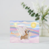 Walisische Korgi Postkarte (Stehend Vorderseite)