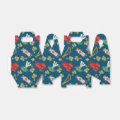 Walisische Kostüme und Embleme auf Blue Gable Gevo Geschenkschachtel (Ungefaltet)