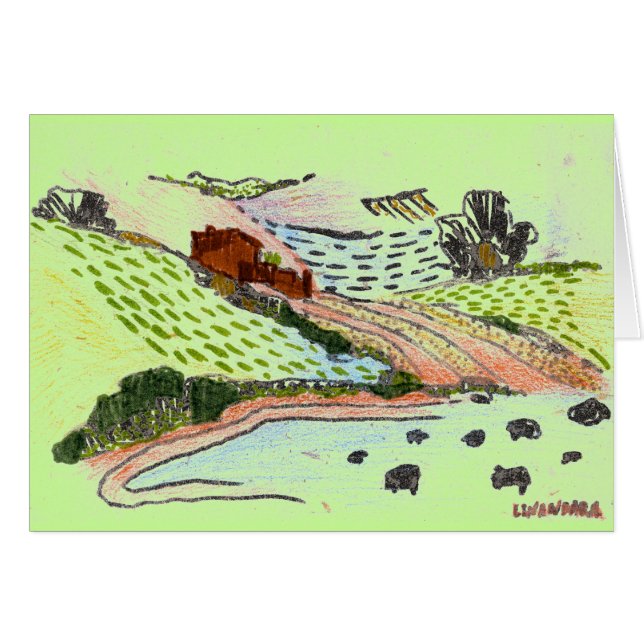 Walisische Landschaft (Vorderseite (Horizontal))