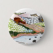 Walisische Landschaft Button (Vorderseite)