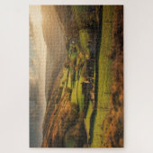 Walisische Landschaft Dorf Puzzle (Vertikal)