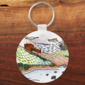 Walisische Landschaft Schlüsselanhänger (Vorderseite)