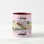 Walisische Landschaft Tasse (Zentrum)