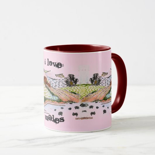 Walisische Landschaft Tasse (VorderseiteRechts)