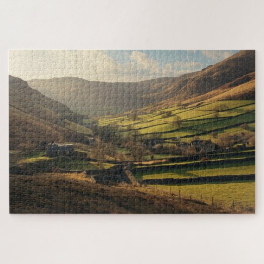 Walisische Landschaftstäler-Puzzle Puzzle (Horizontal)