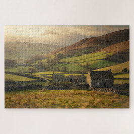 Walisische Landschaftstäler-Puzzleteile Puzzle