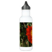 Walisische Mohnblume (Orange) Edelstahlflasche (Links)