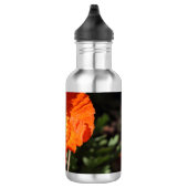 Walisische Mohnblume (Orange) Edelstahlflasche (Rechts)