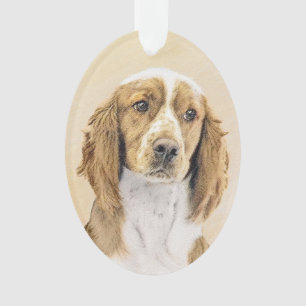 Walisische Springer Spaniel Malerei - Originale Hu Ornament