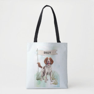 Walisische Springer Spaniel Wasserfarbe Personalis Tasche