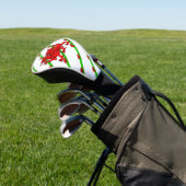 Walisische Streifenflagge Golf Headcover (In SItu)