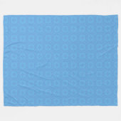 Walisische Tapestry-Muster, Chic Blue Fleece Blank (Vorderseite (Horizontal))