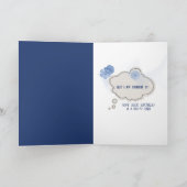 Walisische Terrier im Stuhl alt Karte (Innenseite)